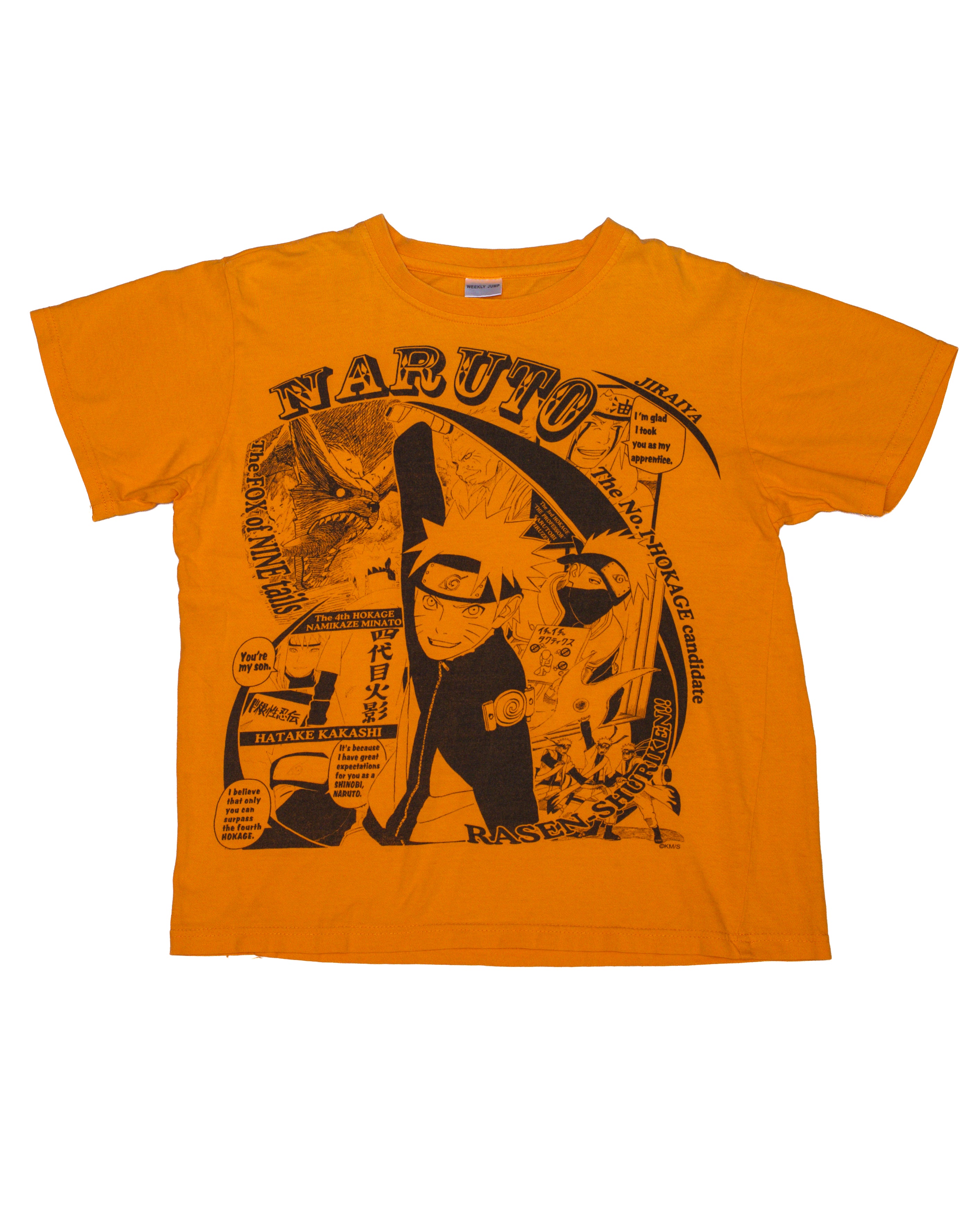 WEEKLY SHONEN JUMP NARUTO FOURTH HOKAGE JAPANESE ANIME PROMO TEE