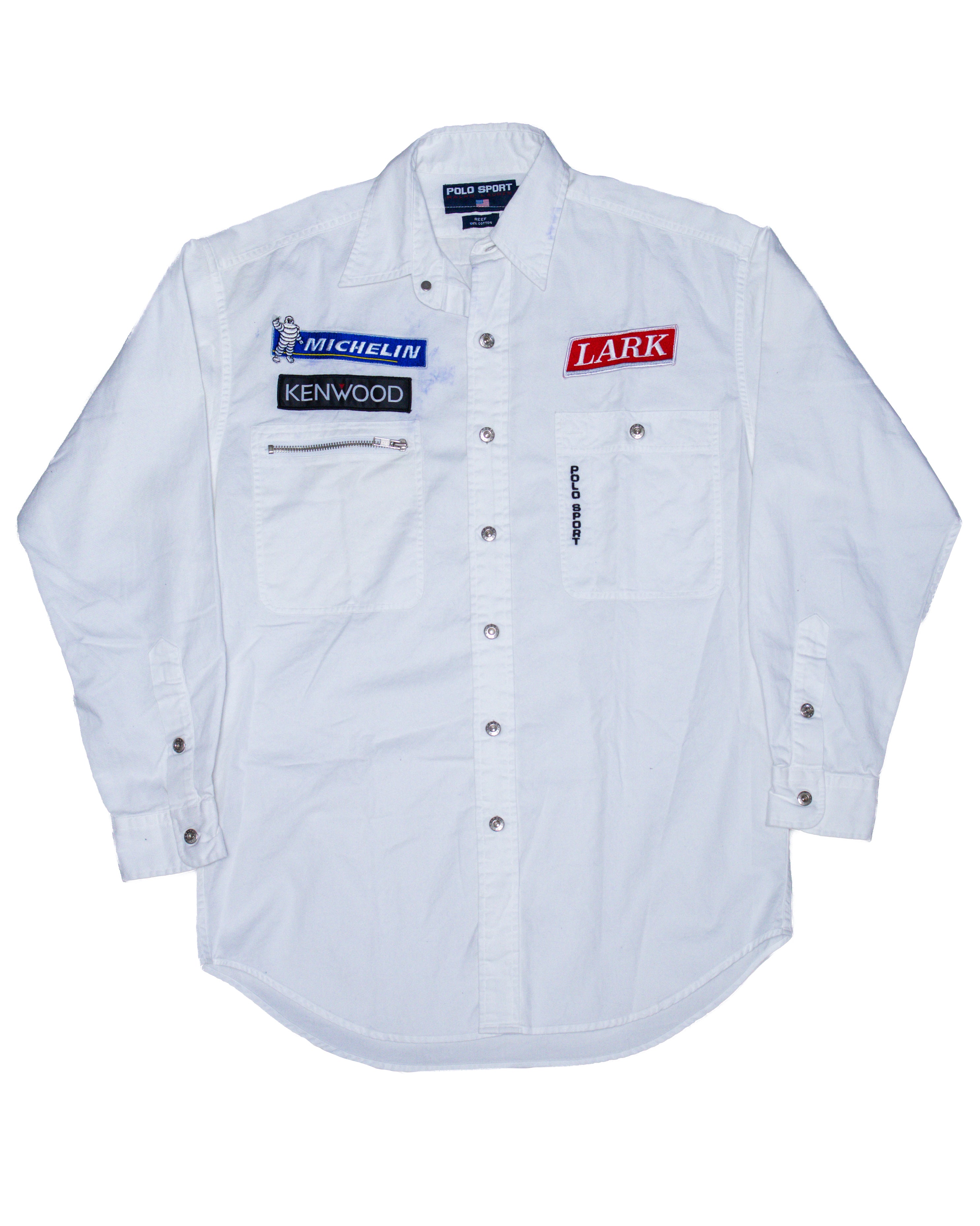 POLO SPORT RALPH LAUREN 1990S "TEAM GOH" RACING TWILL SHIRT