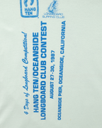 1987 Oceanside Longboard Surfing Club Hang Ten Pier Contest T