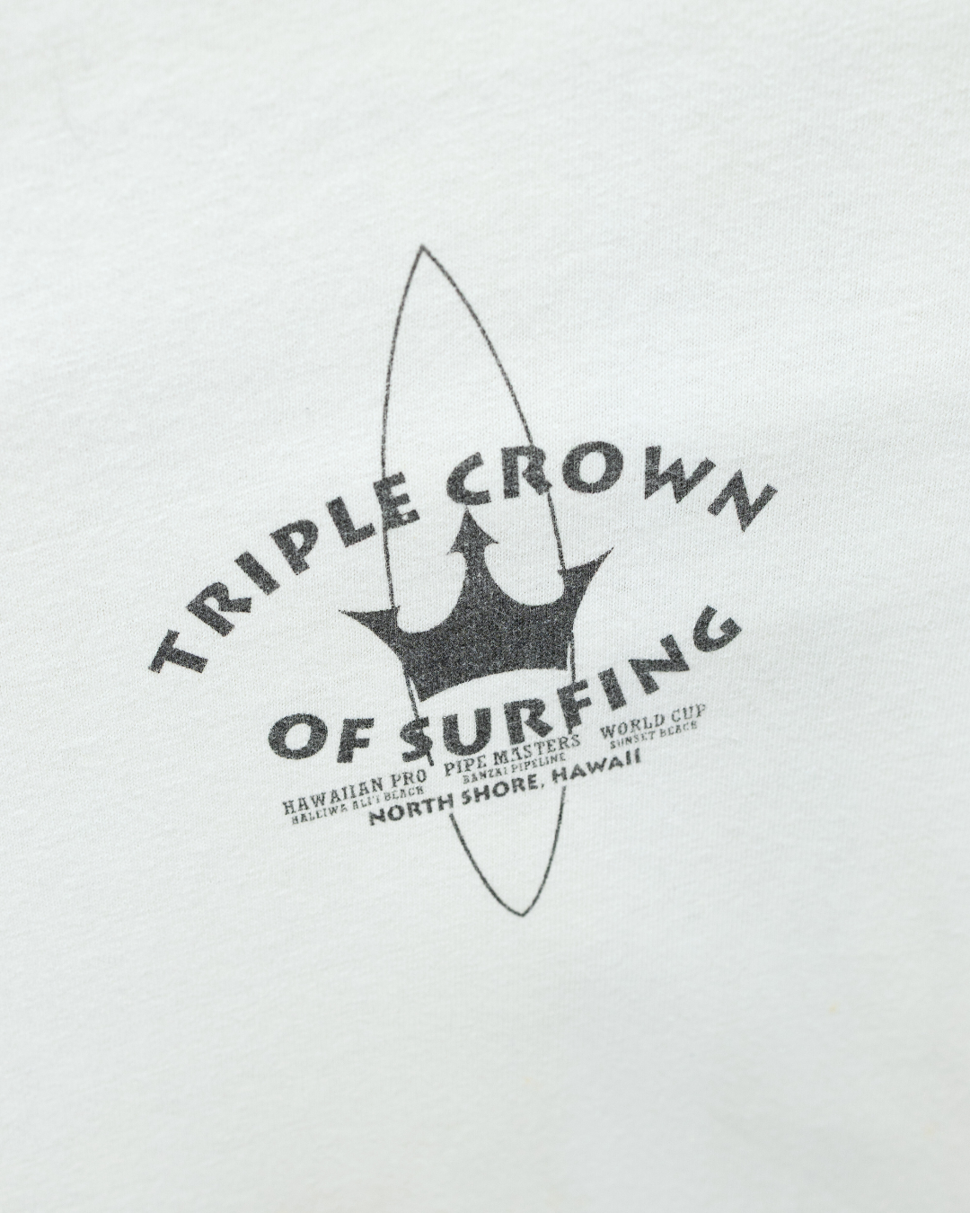 1990s World Cup of Surfing North Shore Hawaii Triple Crown Contest T