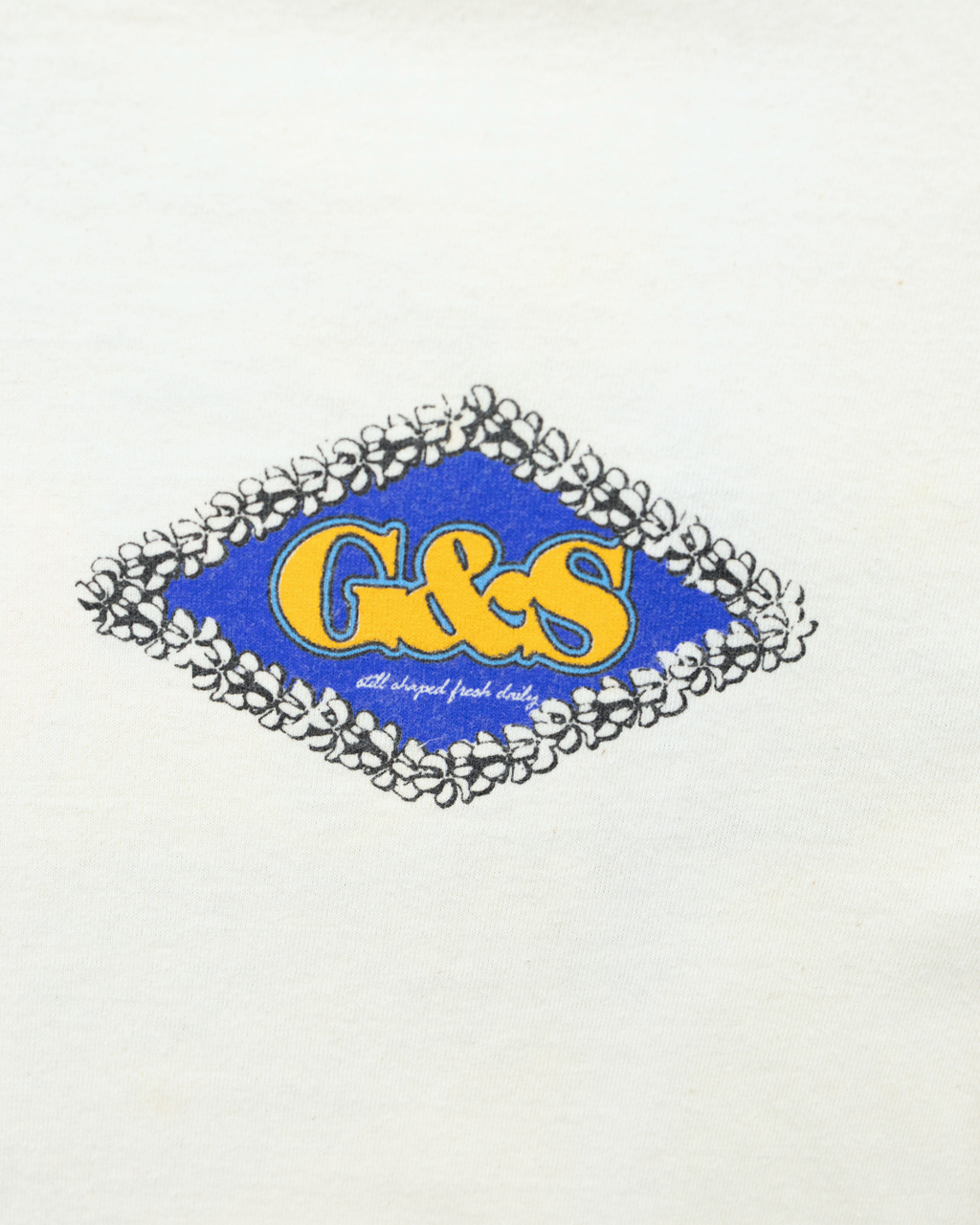 1990s G&S Still Shaped Fresh Daily San Diego Surf T