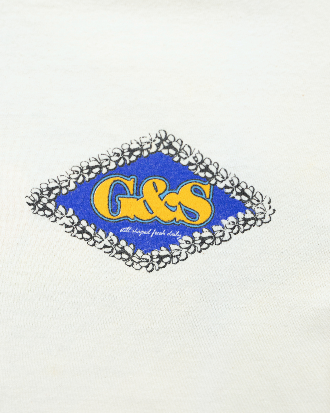 1990s G&S Still Shaped Fresh Daily San Diego Surf T