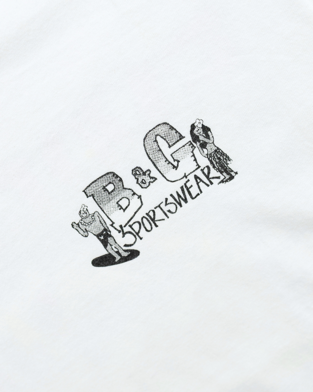 1990s B&G Sports Wear Evolution of Surfing Comic T