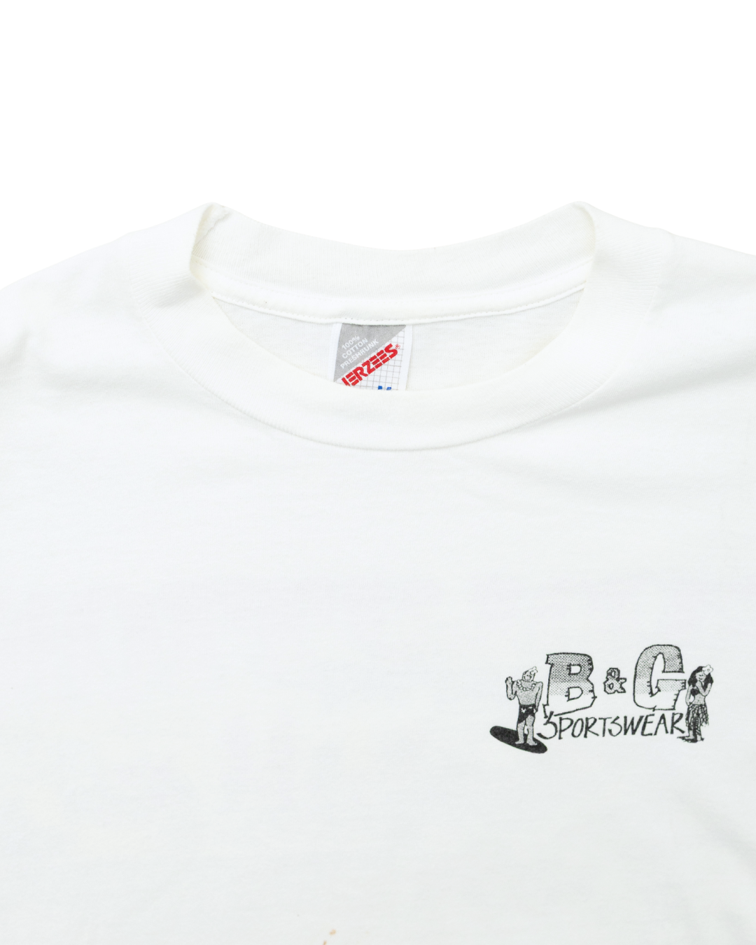 1990s B&G Sports Wear Evolution of Surfing Comic T