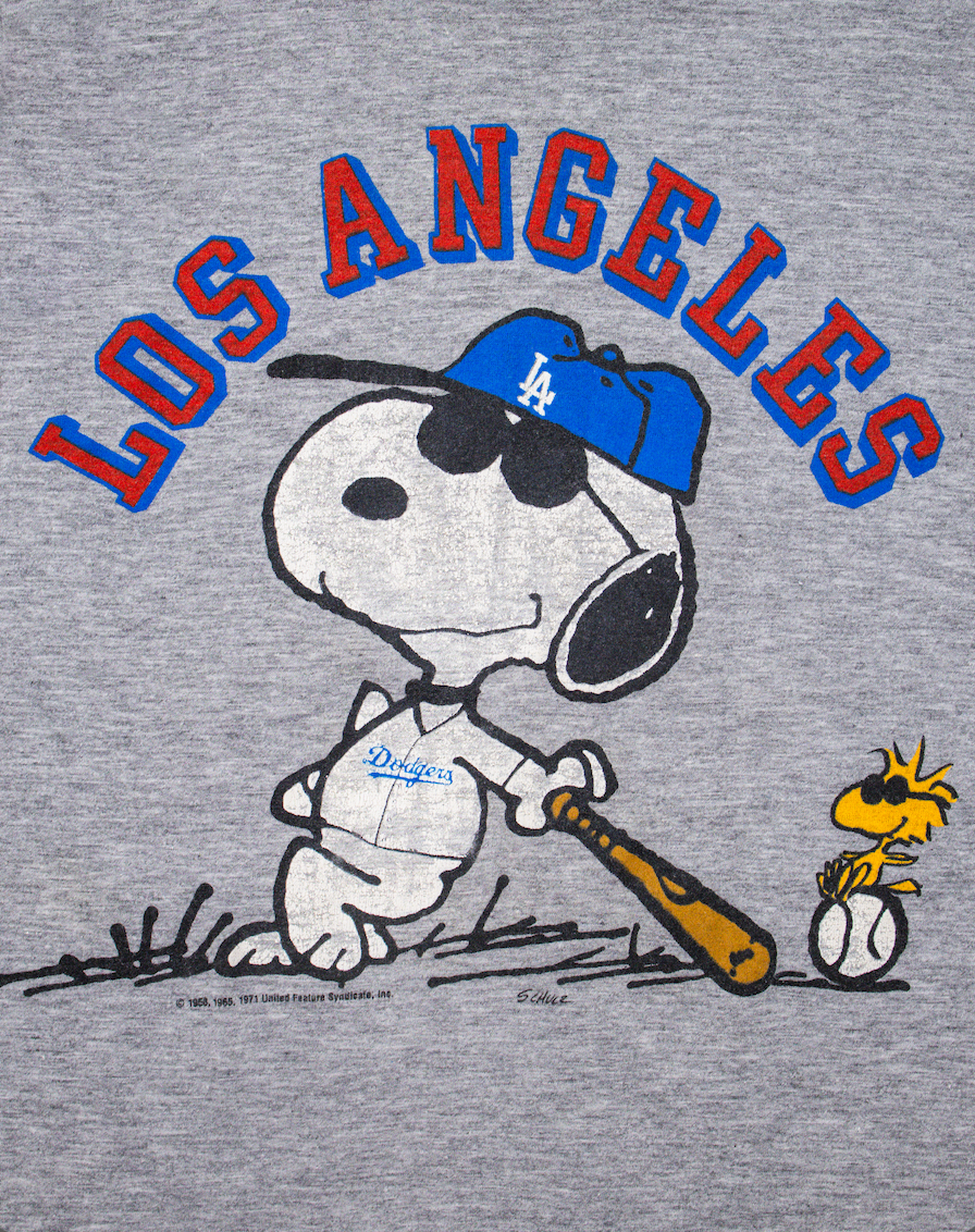 1980s Snoopy LA Dodgers