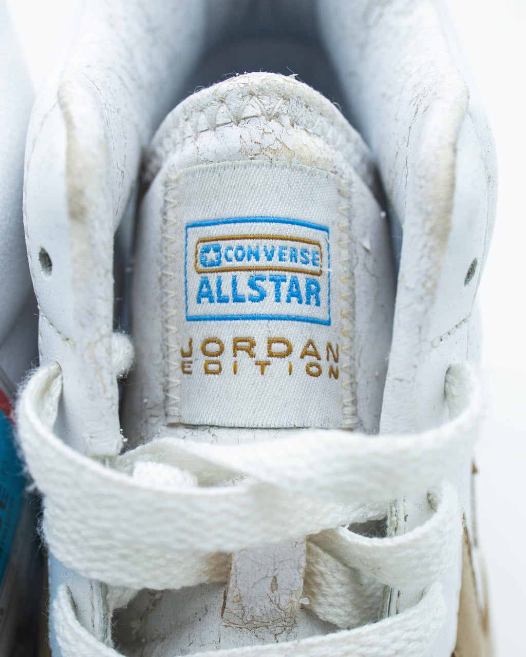 2004 Converse Pro Leather Hi White/Gold Jordan DMP Sample