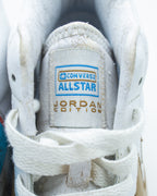 2004 Converse Pro Leather Hi White/Gold Jordan DMP Sample